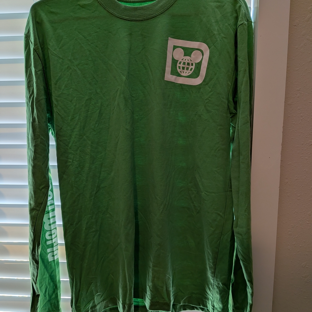 Disney Green Long Sleeve Tee